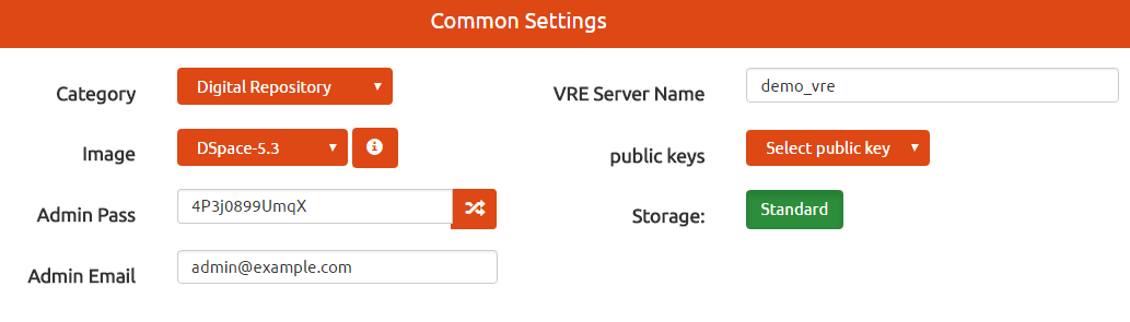 userguide orka_vre_common_settings